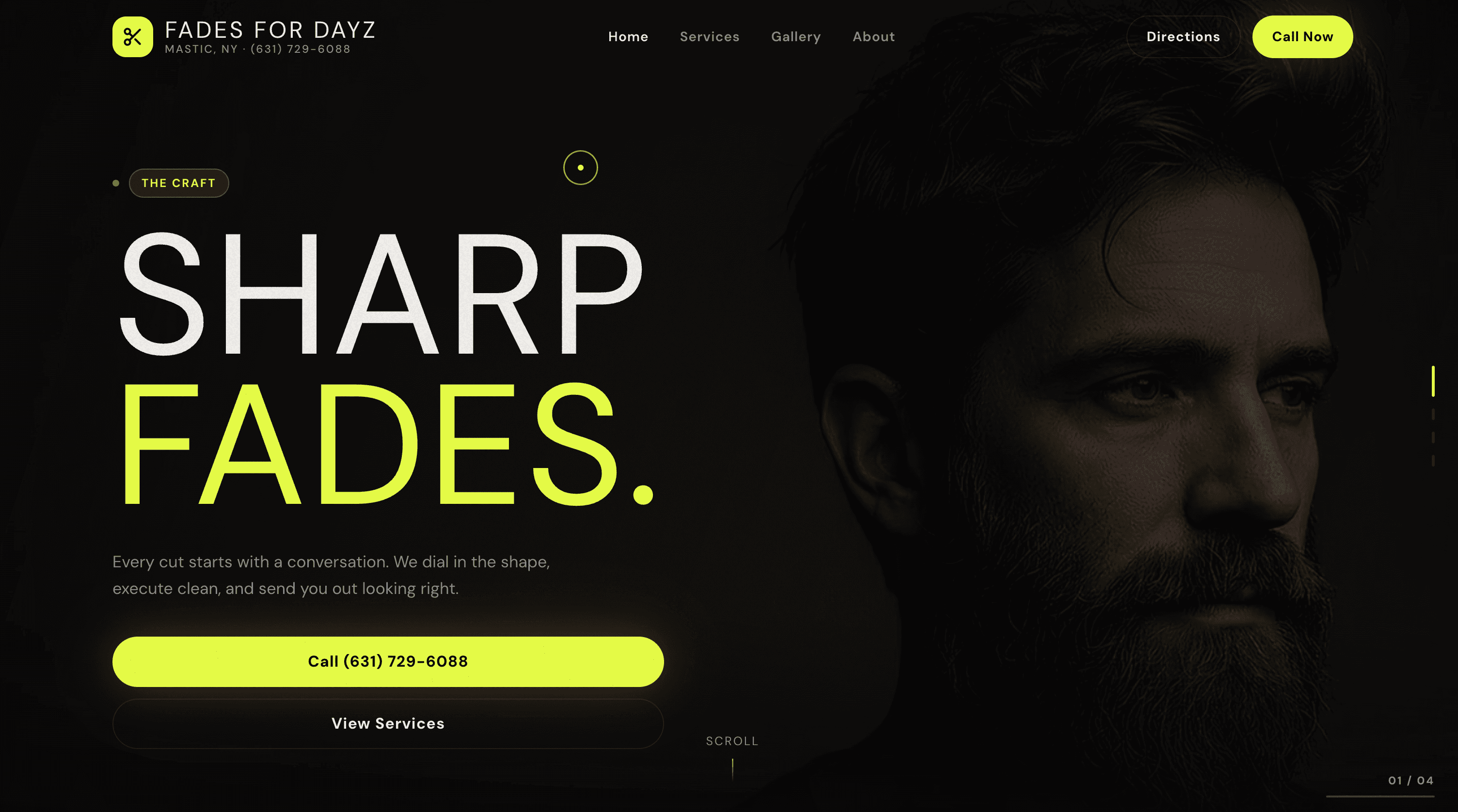 Fades For Dayz - Precision Barbershop Website