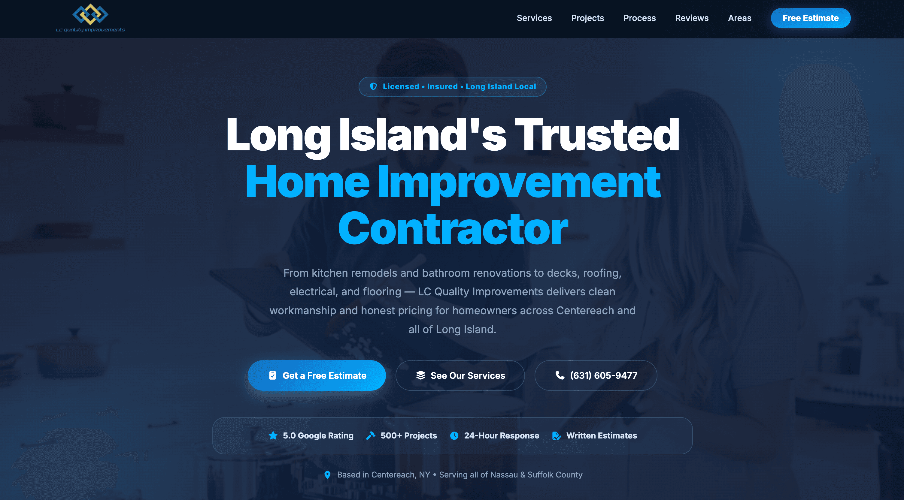 LC Quality Improvements - Home Improvement Contractor Website