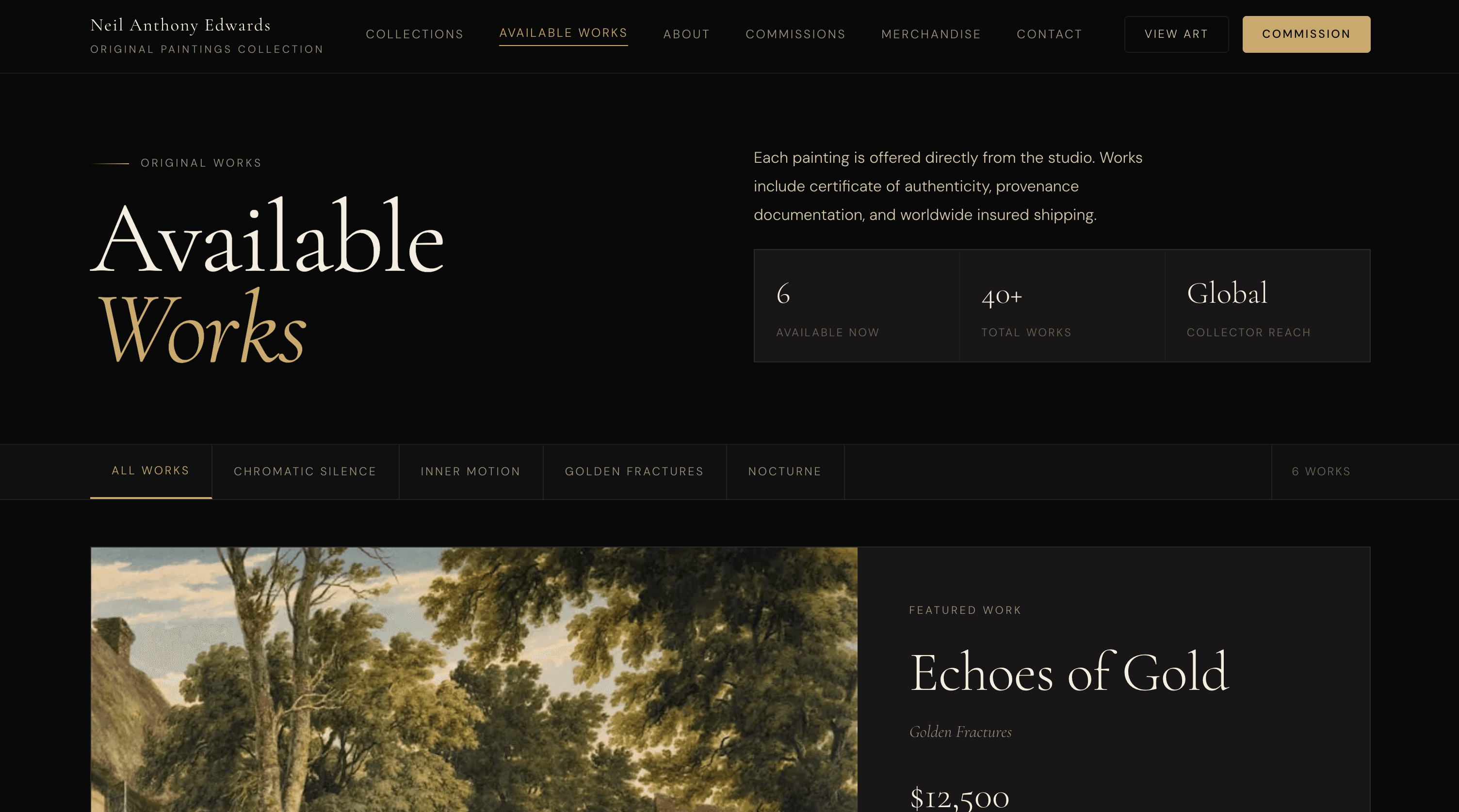 Neil Edwards Artwork - Fine Artist Portfolio & Online Gallery